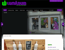 Tablet Screenshot of lumilauta-shop.ch